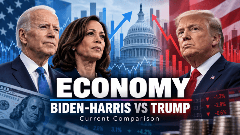 ECONOMY: Economy comparison of President Biden and Vice President Kamala Harris VS former President Trump